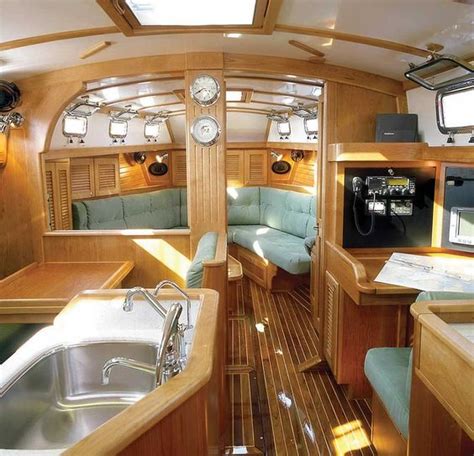 Beautiful And Comfortable Boat Interior Designs To Make Your Mouth Water - Bored Art