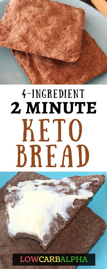 Keto Flax Bread 2 Minute Microwave Low Carb Bread Recipe | Flickr