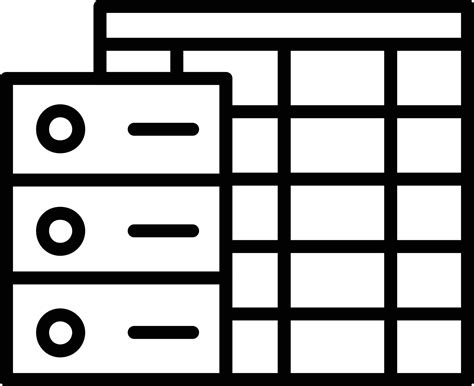 Data Table Icon 10930467 Vector Art at Vecteezy