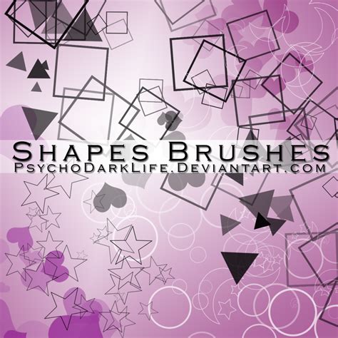 Shapes Brushes by ObscureLilium on DeviantArt
