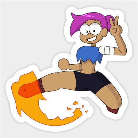 Enid (OK K.O.) - Ok Ko Lets Be Heroes - Sticker | TeePublic