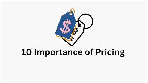 10 Importance of Pricing in Marketing - BBANote