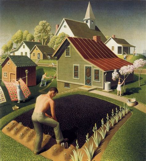 loverofbeauty | Grant wood, American gothic, Artist grants