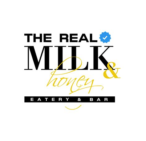 Menu - The Real Milk & Honey