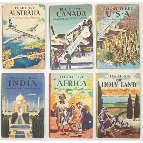 Flight Complete Set : 6 Books in the Ladybird Book of Travel Adventure Series 597 [Likely First ...