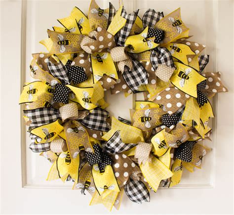 Easy step by step Ribbon wreath tutorial - Once a Duckling