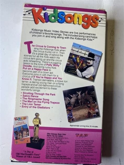 Kidsongs - A Day at the Circus (VHS) for sale online | eBay