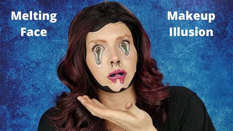 Melting Face Makeup Illusion - YouTube