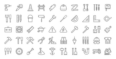 50 Free Construction Icons