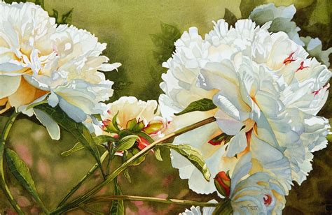 Painting White Flowers In Watercolor at GetDrawings | Free download