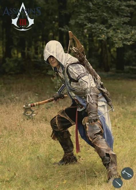 Assassins Creed 3 Realistic Connor Cosplay. Assassins Creed 3, Templars, Samurai Gear, Armor ...