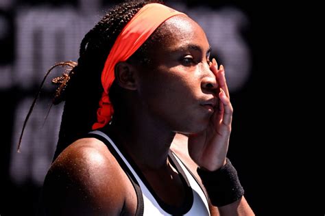 Coco Gauff in Tears After Unexpected Loss at Australian Open