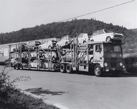 Vintage Car Carriers: When The Trucks (Mostly) Matched The Makers Of Cars Being Hauled ...