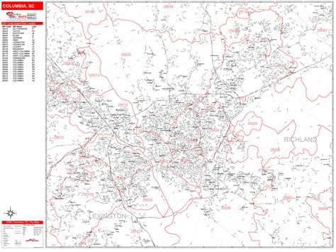 Columbia South Carolina Zip Code Map - Map Of Manhattan