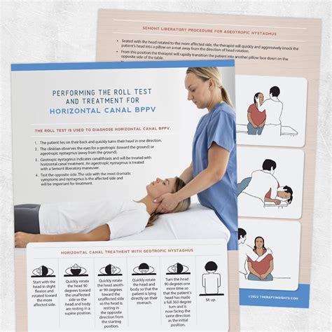 Performing the Roll Test and Treatment for Horizontal Canal BPPV – Adult and pediatric printable ...