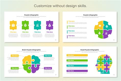 Puzzle Infographic Template - Design Cuts