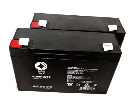 SPS Brand 6V 12 Ah Replacement Battery for Upsonic UPS 300 UPS (2 Pack) - Walmart.com - Walmart.com