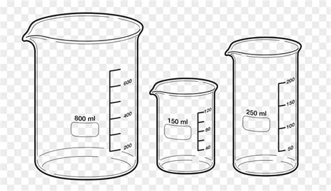 Cylinder Beaker Laboratory Flasks Clip Art PNG Image - PNGHERO