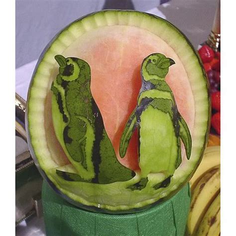 Amazing Watermelon Carving Art - Design Swan