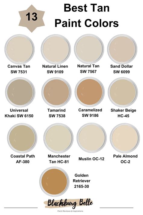 13 Best Tan Paint Colors for Interior Designs: From Light to Dark | Tan paint, Tan paint colors ...