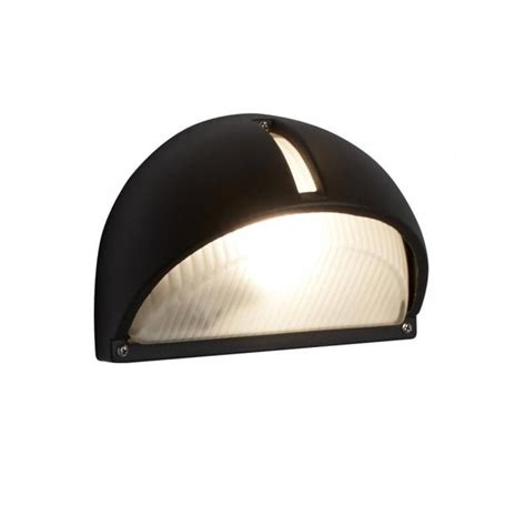 Outdoor Black and frosted Wall Light| IP44| Lighting and Lights UK|