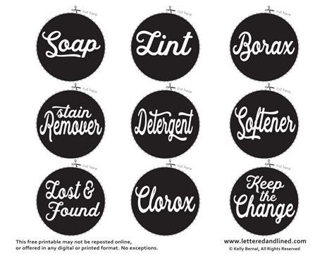 Free labels laundry. | Laundry makeover, Laundry room storage, Small ...