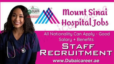 Mount Sinai Hospital Careers 2024 (Mount Sinai Hospital Jobs In US ...