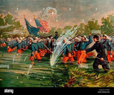 Battle of Antietam, September 17, 1862. USA Civil War Stock Photo - Alamy