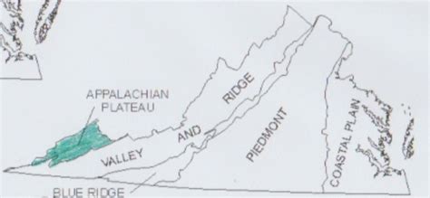 Appalachian Plateau - Five Regions of Virginia