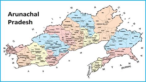 Districts, Tahsil/Mandal and Villages in Arunachal Pradesh – gazeis