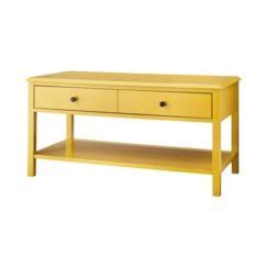 Threshold™ Windham Coffee Table with Shelf - Yellow Quick Information | Coffee table with shelf ...