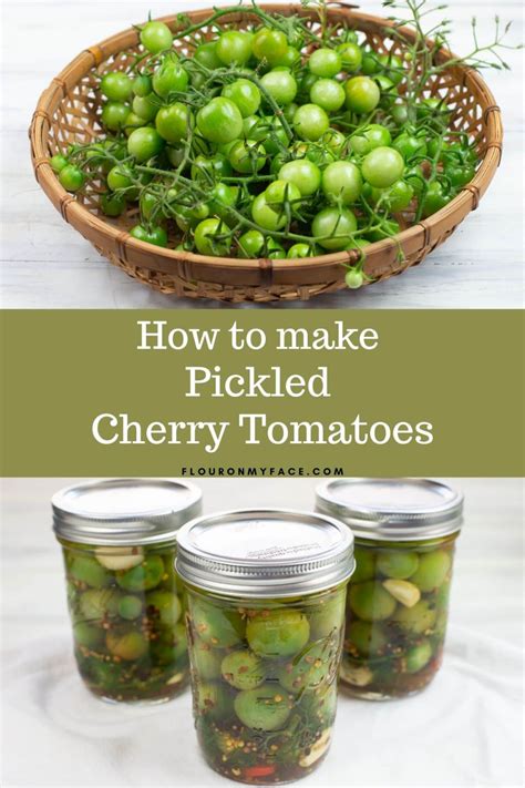 Pickled green cherry tomatoes – Artofit