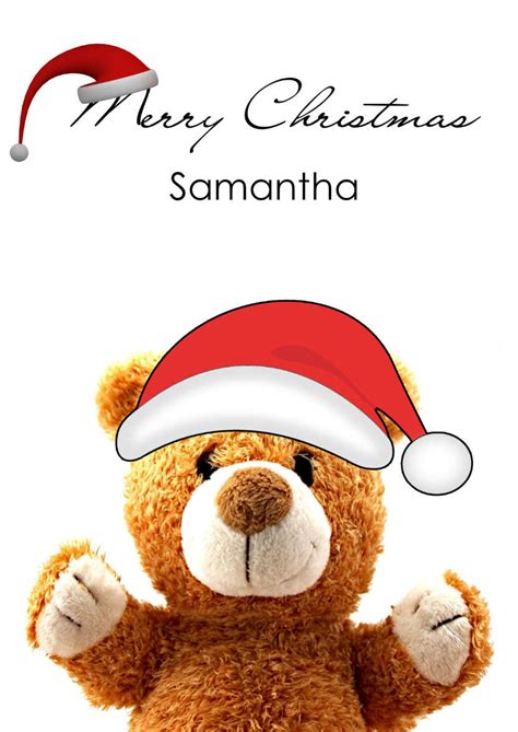 Christmas Bear Hug in Card Creator Gallery