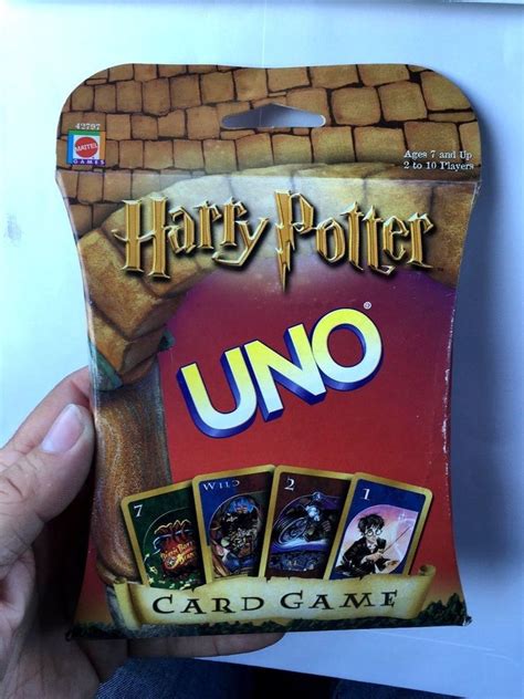 Harry Potter Uno Card Game from Mattel 2000 Brand New Factory Sealed Family Fun #Mattel | Uno ...