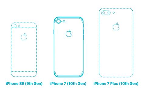 Apple iPhone 7 (10th Gen) Dimensions & Drawings | Dimensions.com