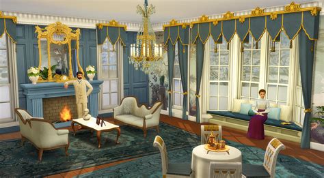 Victorian Sitting Room Objects | Victorian sitting room, Sims house, Sims 4 house design