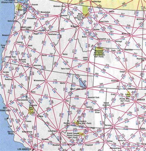 Map United States Driving Distances - Direct Map