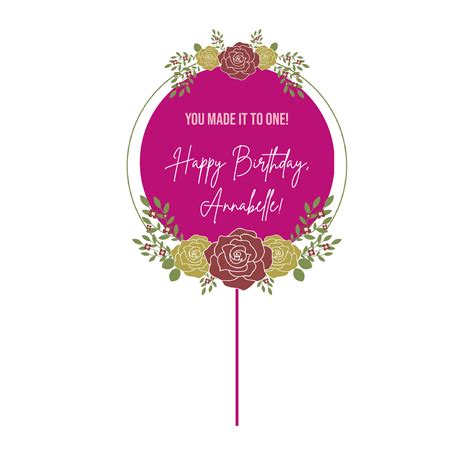 Free Cake Topper Template Download In Pdf Illustrator - vrogue.co