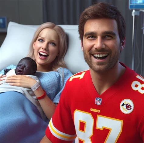 PHOTO Taylor Swift In The Hospital Giving Birth To Travis Kelce's Baby Meme