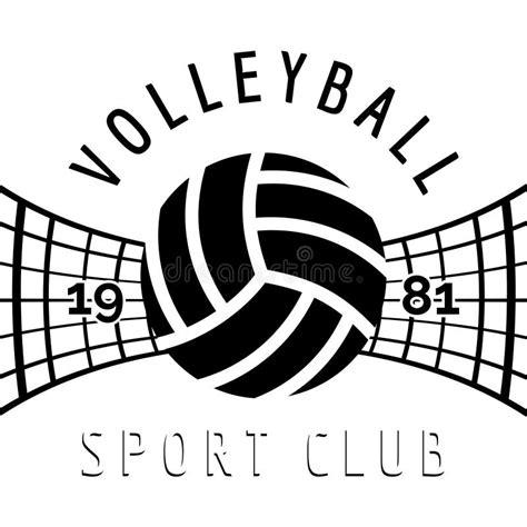 Black And White Volleyball Net Clipart