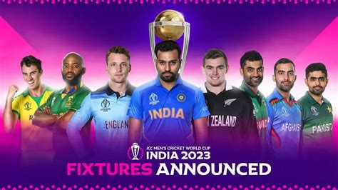 ICC World Cup 2023 schedule released: Final to be played at Ahmedabad ...