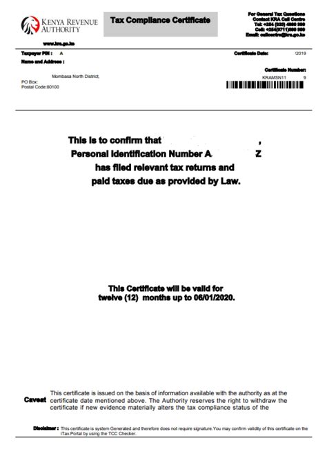 KRA Tax Compliance Certificate Application Step By Step | Majira Digital Media