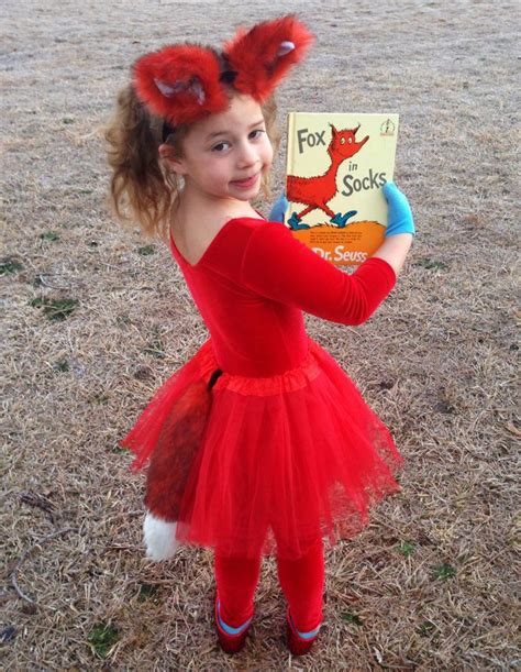 Dr. Seuss Day Fox in Socks Costume Dr Seuss Diy Costumes, Book Costumes ...