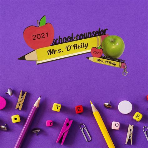 School Counselor Appreciation Gift SVG Digital Download Files ~ Pencil – Designodeal