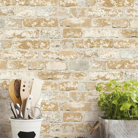 Brick Peel and Stick Wallpaper – RoomMates Decor