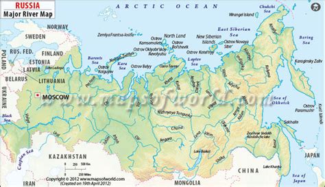 Physical Landforms - Russia and the Former Soviet Union