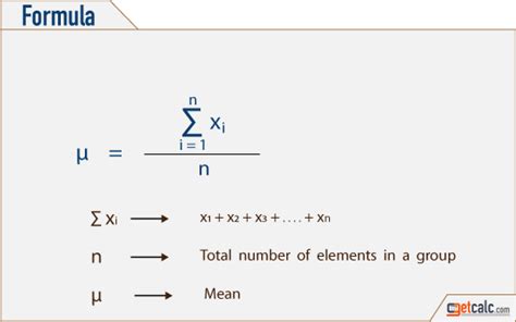 Mean (μ) Calculator - Statistics