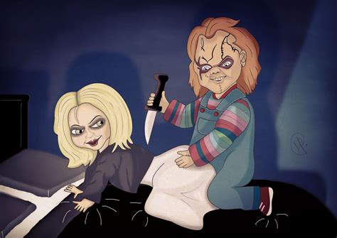 Ilustración obscena de Chucky y Tiffany. Pueden seguirme en instagram ...