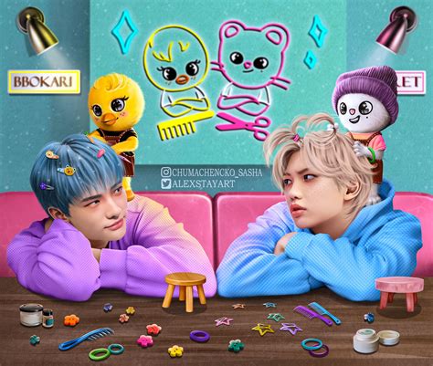 SKZ, Stray Kids, HyunLix, HyunLix fan art, Digital art, Stray Kids fan art, SKZoo, SKZoo fan art ...