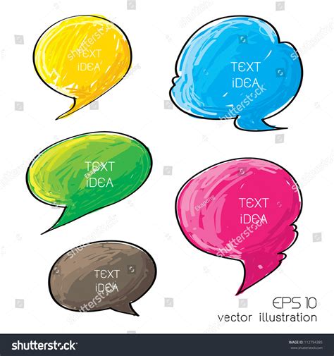 Thought Bubble Drawing Stock Vector Illustration 112794385 : Shutterstock